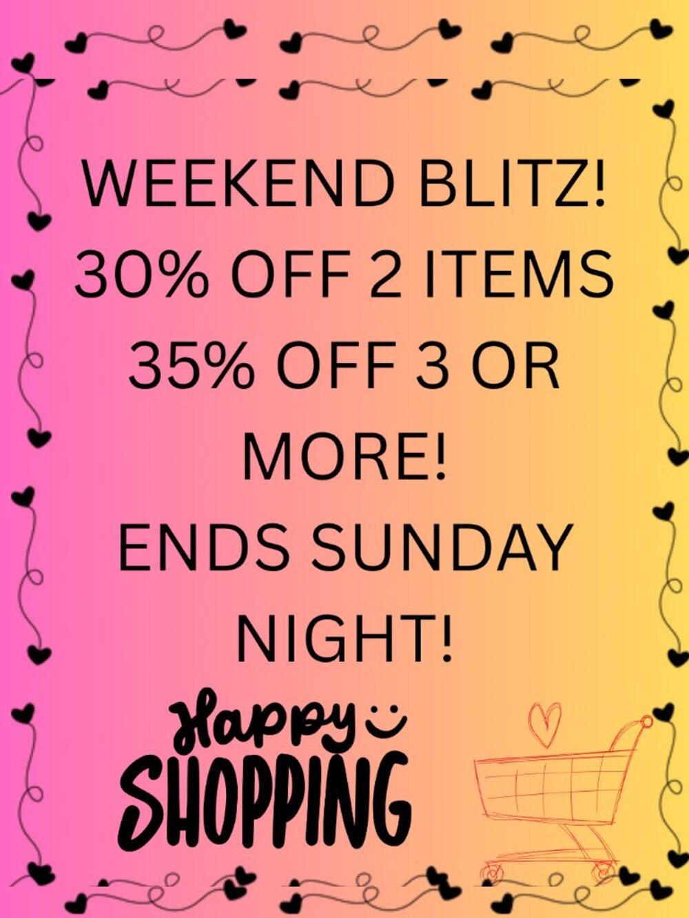 EARLY ACCESS: WEEKEND SALE STARTS NOW!